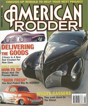 AMERICAN RODDER 2006 SEPT - WILLYS GASSER,Z-LIVERY, '29 SEDANETTE, '34 DODGE PU